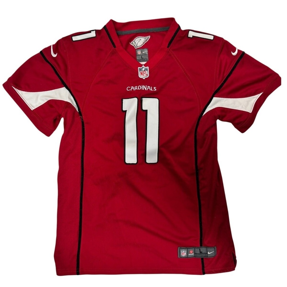 Nike Arizona Cardinals Larry Fitzgerald 11 NFL Football Jersey Youth Large Red